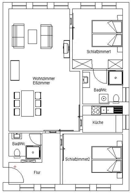 Bomhoffstr. 15, Whg. 4 Apartment Westerland